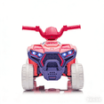 thumbnail image 3 of 6V Ride on ATV Toys for Kids 3-5, Mini Battery Powered Motorized Quad for Kids with Anti-Slip Wheels, Toddler Car for Girls Boys, Pink, 3 of 5