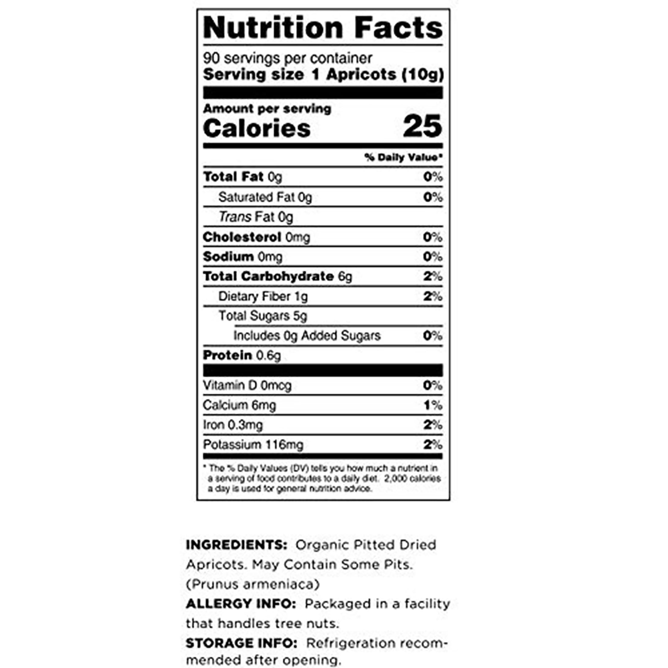 Terrasoul Superfoods Organic Apricots, 4 Lbs (2 lbs 2-Pack) - Sun-dried | Unsulphured | Fiber