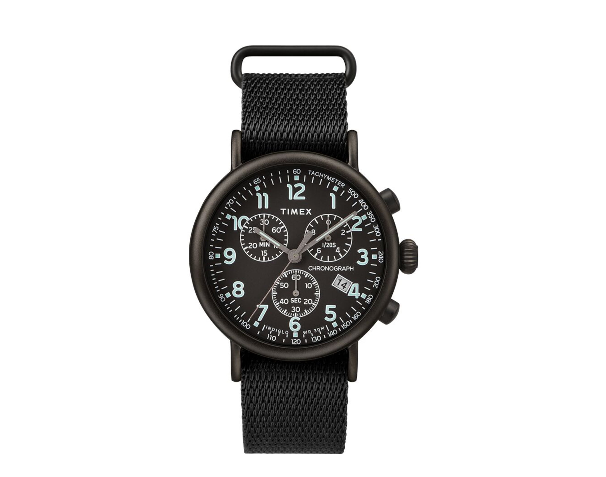 Timex Standard Chronograph 41mm Fabric Strap Watch 