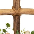 thumbnail image 7 of Northlight Floral and Foliage Triple Cross Easter Egg Decoration - 14", 7 of 7