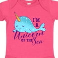 thumbnail image 4 of Inktastic Cute Narwhal I'm a Unicorn of the Sea Girls Baby Bodysuit, 4 of 5