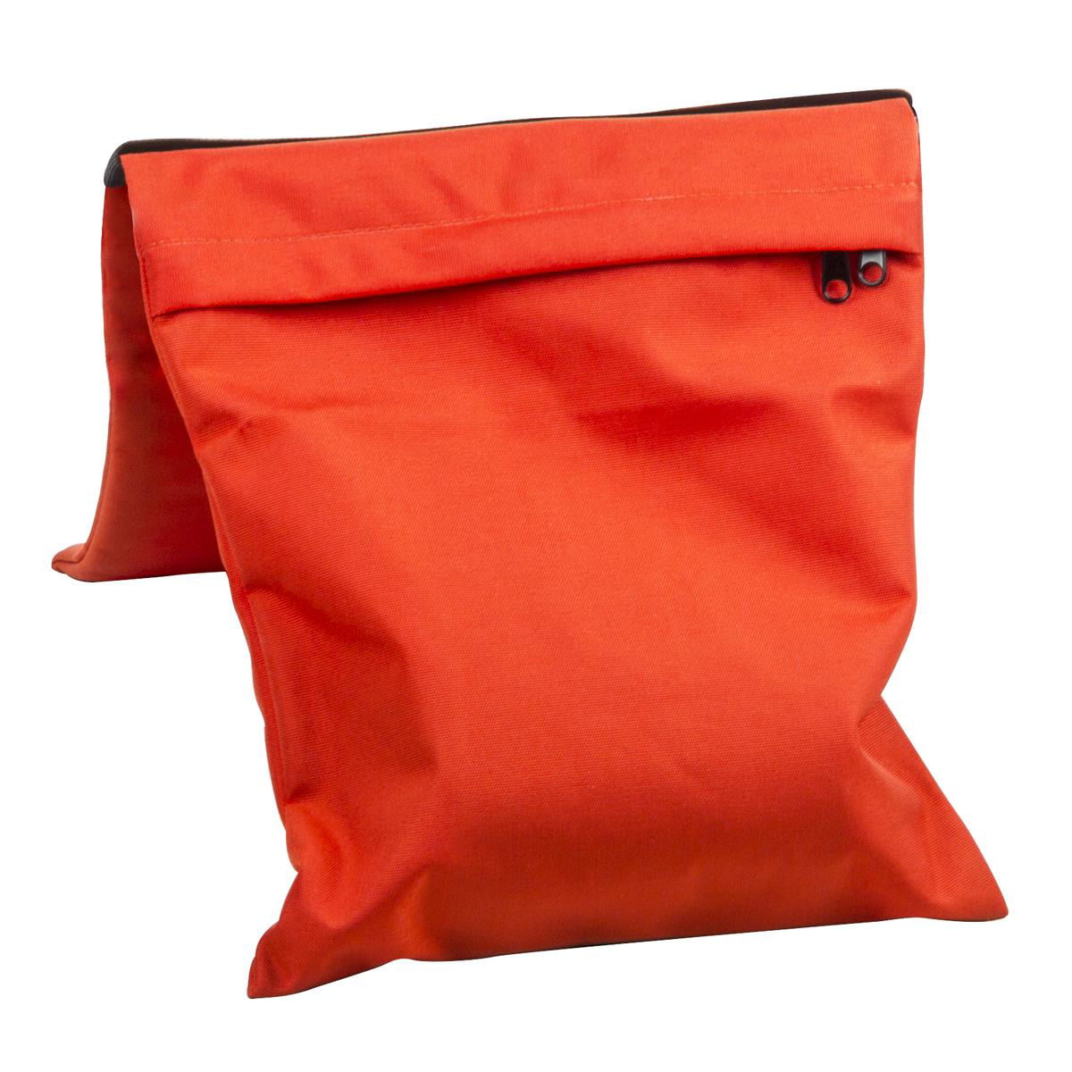 Flashpoint Empty Saddle Sandbag 35 lb Capacity, Orange Water-Resistant Cordura Nylon 
