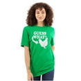thumbnail image 3 of Guess What Chicken Funny Sarcastic Plus Size Crewneck Graphic Tee Shirt Brisco Brands 4X, 3 of 5