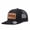 Black, variant on USA Leather Patch Trucker Hat, Adjustable Snapback Cap for Men Women, Vacation Travel Daily Outdoor Wear