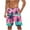 Purple, variant on ZCFZJW Mens Tropical Hawaiian Swim Trunks Lightweight Casual Quick Dry Summer Big and Tall Regular Fit Drawstring Elastic Waist Beach Shorts with Pockets Multicolor#01 XXL