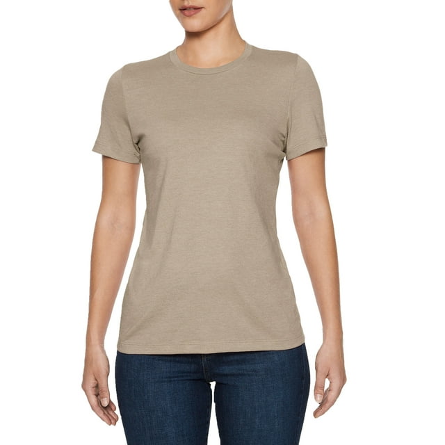 Gildan Ladies Softstyle CVC T-Shirt, S, Slate