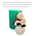 thumbnail image 2 of Bearachild Color aleatorio antiadherente DIY molde muñeco de nieve dibujos animados Adorable molde caramelo cubo de hielo herramienta para hornear Herramientas y accesorios para hornear Tipo 1 Bearachild HA074918-01, 2 of 6