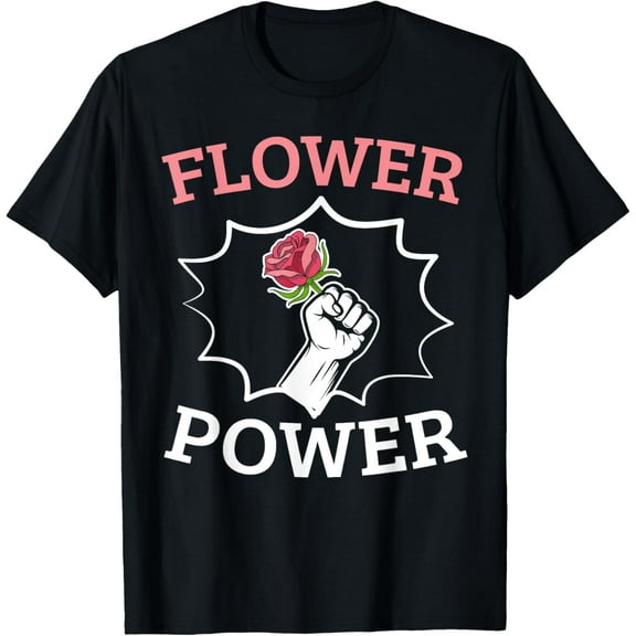 Flower Power Petal Pusher Flower Arranger Floral Designer T-Shirt