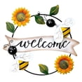 thumbnail image 3 of DOLITY Welcome Sign Wall Decor Metal 3D Flowers Colorful Welcome Door Signs for Front, 3 of 9