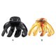 thumbnail image 4 of Sonducket Paquete de 4 pasadores Grip Clips de garra de plástico sólido Accesorios negros y marrones Pasadores de San Valentín para Accesorio para el cabello Marrón, 4 of 6