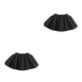 thumbnail image 3 of Jumpingount niña niño traje tul bailarina ballet dance dancewear tutú rendimiento carnaval fiesta vestido hilo / negro Hilo Suave/Negro XL/para 1.56-1.70 m 2piezas, 3 of 6