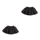 thumbnail image 2 of Jumpingount Traje de niña chico bailarina conjunto de baile de Ballet ropa de baile tutú para Navidad carnaval fiesta vestido 0,9-1,3 m Hilo Suave/Negro S/ por 0.9-1.3m 2Conjunto, 2 of 6