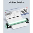 thumbnail image 5 of Impresora portátil sin tinta Phomemo para viajes: impresora térmica inalámbrica compatible con teléfono y portátil. Compatible con papel térmico tamaño carta de 8,5" x 11". Incluye estuche de transpor, 5 of 5