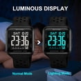 thumbnail image 2 of Men's Sports Watches Waterproof Military Digital Watches for Men with Multifunction Alarm Dual Time Zones Stopwatch, 2 of 7
