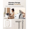 thumbnail image 3 of Dreame Pocket Upgraded Hair Dryer, High-Speed Portable Blow Dryer with Diffuser, Lightweight Foldable Travel Hair Dryer with Negative Ion Technology, Fast Drying Low Noise Hair Dryer, 3 of 10
