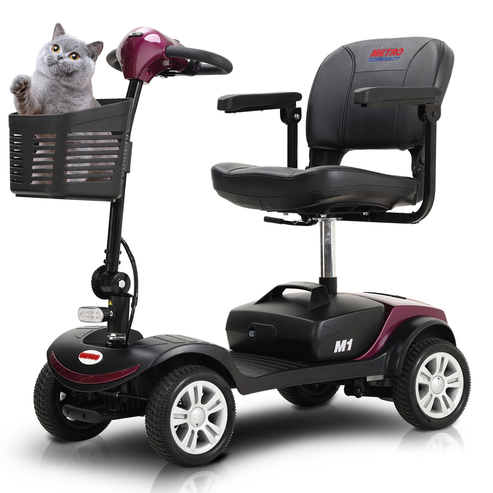 Electric Mobility Scooters for Adults, Powered Folding Mobility Scooter