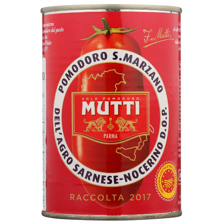 Mutti Solo Pomodoro Whole Peeled Tomatoes, 14 oz [Pack of 6]