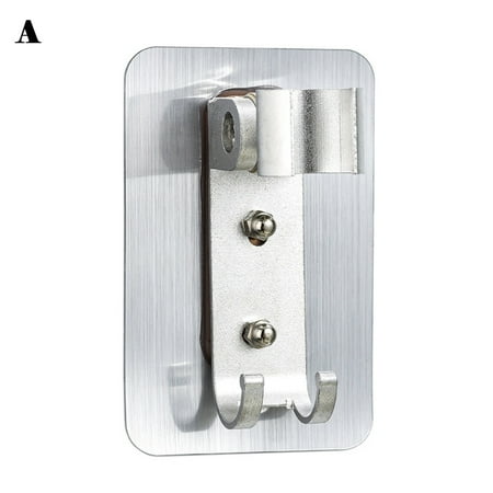 

Self-Adhesive Shower Head Bracket Adjustable Handheld Shower Wand Holder Wall Mount New.