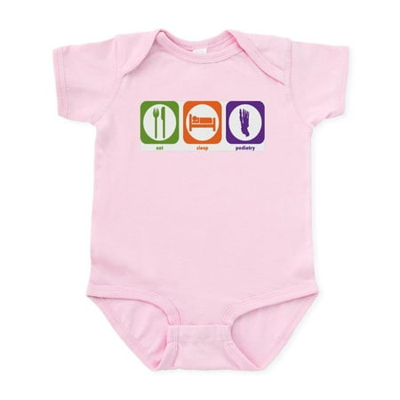 

CafePress - Eat Sleep Podiatry Infant Bodysuit - Baby Light Bodysuit Size Newborn - 24 Months
