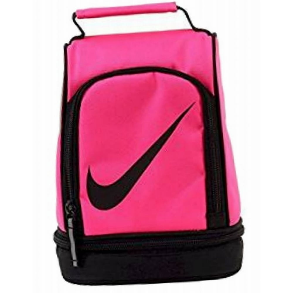 hot pink nike lunch box
