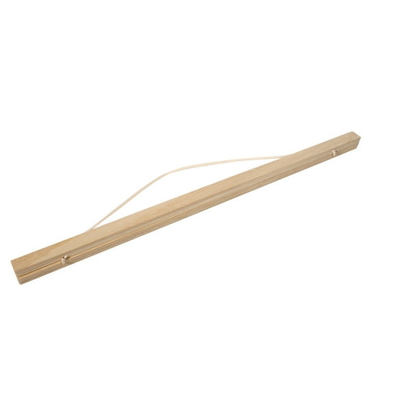 Modern Magnetic Sawdust Photo Frame DIY Poster Scroll Prints Artwork Hanger White Wood 50CM