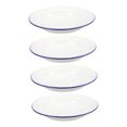 thumbnail image 4 of PTOOTP 4Pcs Cake Plate Enamel Material For Families 20X20X3Cm, 4 of 8