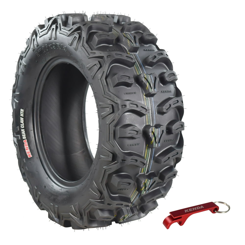 Kenda 085871469D1 26x9R14 Bear Claw HTR Front Radial ATV/UTV Tire 26x9