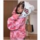 thumbnail image 2 of Sudadera con capucha de Hello Kitty Y2K para niña, ropa de calle con estampado de camuflaje de Hip Hop, Sudadera con capucha de gran tamaño con cremallera, chaqueta Punk Harajuku, Tops, 2 of 4