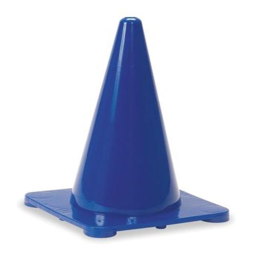 blue traffic cone blue traffic cone