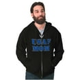 thumbnail image 5 of US Air Force USAF Mom Family Support Zip Hoodie Sweatshirt Women Brisco Brands S, 5 of 6