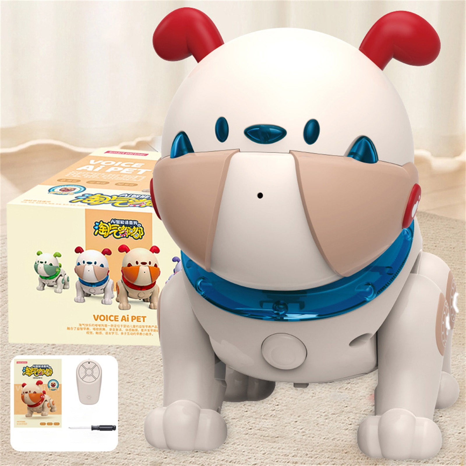 RUIG Robot Dog Remote Control Robot Toys with Sing Dance, Kids Robot Toy,Interactive Mechanical Dog Music Dance Recording Reread Remote Toy Dog, Present for Kids Boys and Girls