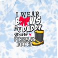 thumbnail image 4 of Inktastic I Wear Bows My Daddy Wears Fireman Boots Girls Baby Bodysuit, 4 of 5