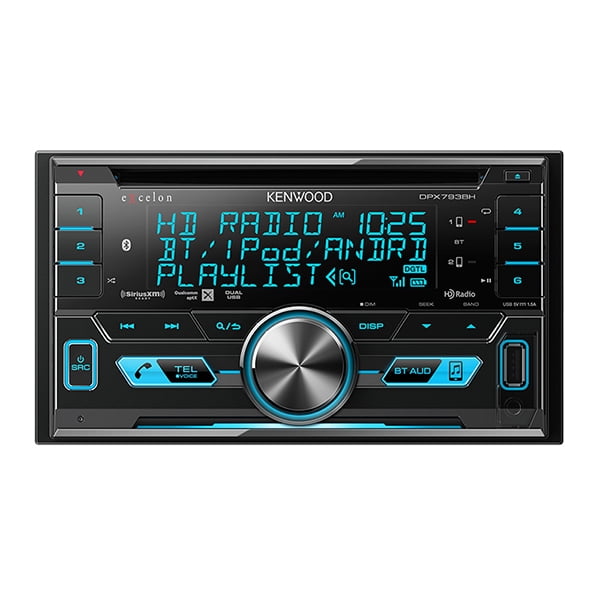Kenwood DPX793BH 2 DIN CD Receiver with Bluetooth (Certified