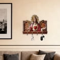 thumbnail image 4 of Wall Mounted Shelf For Home Wooden Display Rack With Metal Bracket For Living Room Bedroom Kitchen, 4 of 7