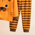 thumbnail image 4 of TOWED22 Toddler Newborn Boy Clothes 2Pcs Long Sleeve Print Cotton Pullover Top Elastic Waist Pants Fall Winter Outfits(Orange,5-6 Y), 4 of 5