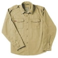thumbnail image 1 of Rothco Vintage Fatigue Shirts, 3XL, Khaki, 1 of 5