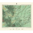 thumbnail image 2 of US Army 17x15 White Modern Wood Framed Museum Art Print Titled - South Colorado Land Classification Sheet, 2 of 4