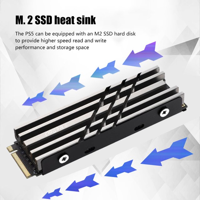 Enfriador de aluminio Disco duro de estado sólido M.2 Disipador de calor SSD para NVME 2280 (gris) Ehuebsd Para estrenar
