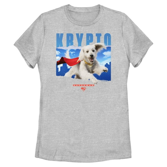 Womens Superman Happy Krypto T Shirt
