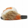 thumbnail image 3 of Lavra Women's Plush Faux Fur Slide Furry Slip On Sandals, 3 of 3