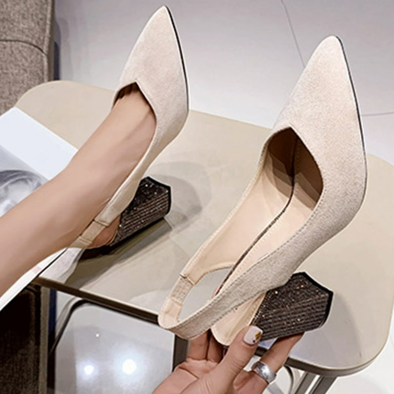 Cream hotsell colored heels