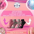 thumbnail image 3 of Yacht & Smith Pink Ribbon Breast Cancer Awareness Ankle/Crew Socks for Women (Assorted Ankle, 60), 3 of 7