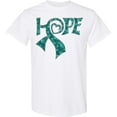 thumbnail image 3 of Inktastic Hope Teal Ribbon for Awareness of Ovarian Cancer T-Shirt, 3 of 5