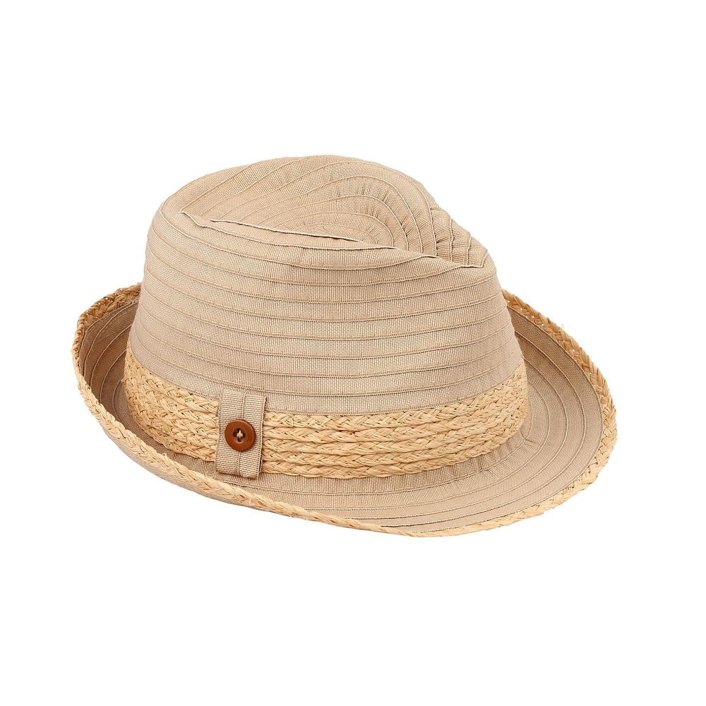 packable trilby hat