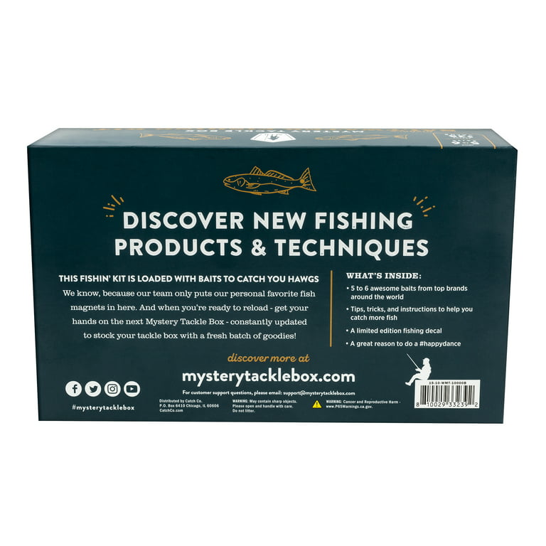 We can't wait to see what's in our Mystery Tackle Box 12 Days of Fishm