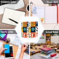 thumbnail image 6 of FORMRS 1-Subject Spiral Notebook 8" x 5" College Ruled 60 Refillable Sheet A5 Hard Cover, 2 Pack, Floral Patterns, 6 of 7