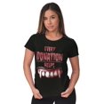 thumbnail image 4 of Every Donation Helps Vampire Blood Womens Slim Fit Graphic Tee Brisco Brands S, 4 of 5