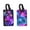 Blue Purple Nebula Galaxy, variant on WIRESTER 2pcs Set PU Leather Luggage Tags Privacy Label Flap for Travel Suitcase Baggage - Purple Butterfly, Sunflowers