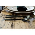 thumbnail image 2 of Fortessa Arezzo Brushed Black 18/10 Stainless Flatware Set, 5-Piece, 2 of 5