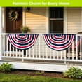 thumbnail image 5 of Briarwood Lane Red White and Blue Bunting 36" X 18" Bunting, 5 of 9
